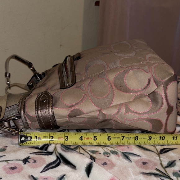 Coach Beige and Brown Crossbody Bag - Picture 7 of 14